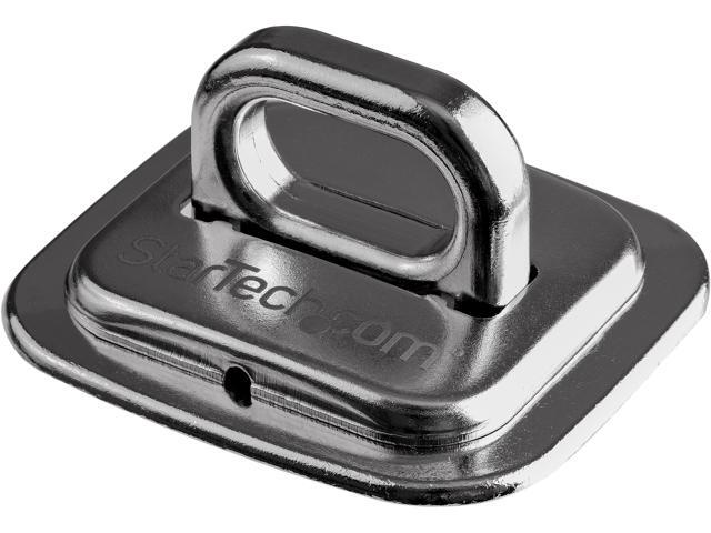 StarTech. com LTANCHOR Laptop Cable Lock Anchor - Steel - Computer Security Cable Anchor - Desk Mount Security Anchor Point - Screw-On Lock Anchor
