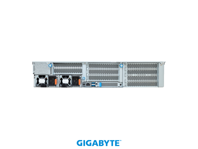 GIGABYTE R243-EG0-AAL1 Rack Server - AMD EPYC 8004 - 2U UP 4 x PCIe Gen5 GPUs Titanium