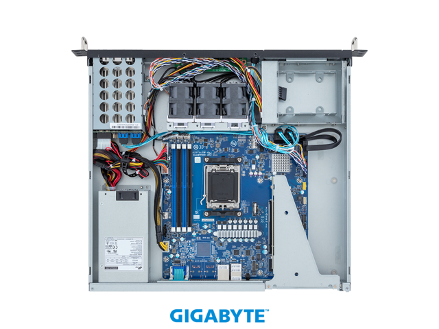 GIGABYTE R113-C10-AA02 Server Barebone, Rack Server - AMD EPYC 4005/4004 & Ryzen 9000/7000 - 1U UP 4-Bay SATA Application: Networking &...