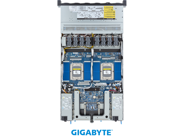 GIGABYTE R183-Z94-AAV1 Rack Server - AMD EPYC 9005/9004 - 1U DP 12-Bay Gen5 NVMe/SATA/SAS-4 Titanium
