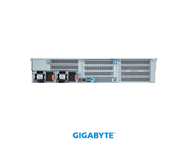 GIGABYTE R283-SF0-AAL1 Rack Server - 5th/4th Gen Intel Xeon Scalable - 2U DP 4 x PCIe Gen5 GPUs (12 x drives)