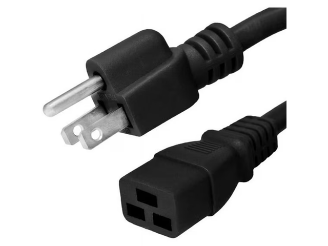 Open Box - GIGABYTE 25CP1-018000-Q0R C19 Type Power Cord 125 V 15 A