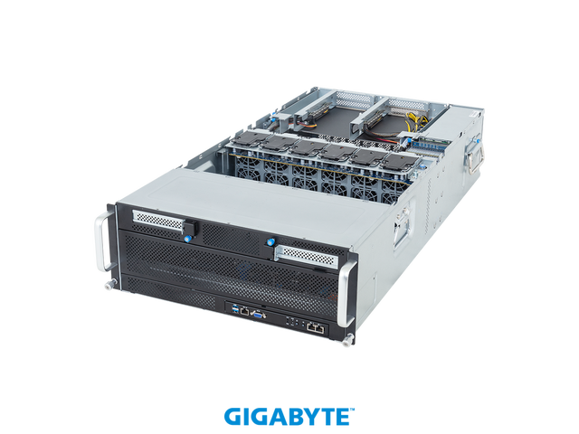 GIGABYTE G494-ZB0-AAP2 HPC/AI Server - AMD EPYC 9005/9004 - 4U DP 8 x PCIe Gen5 GPUs