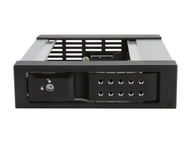 iStarUSA BPN-DE110SS-BLACK Trayless 5.25' to 3.5' SATA SAS 6 Gbps HDD Hot-swap Rack