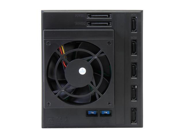 iStarUSA BPN-DE350SS-SILVER 3x5.25' to 5x3.5' SAS/SATA 6.0 Gb/s Trayless Hot-Swap Cage