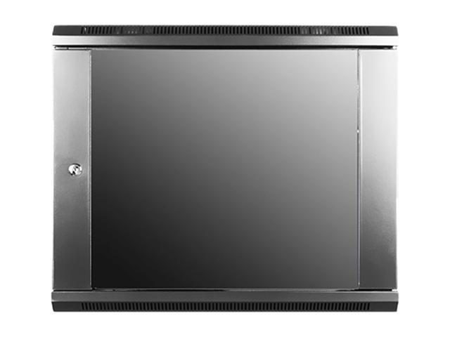 iStarUSA WM945-KBR1U 9U 450mm Depth Wallmount Server Cabinet with 1U Keyboard Drawer