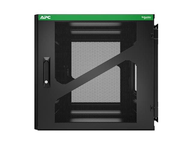 APC NetShelter 19' Wall Mountable Rack - 12U - Steel - Black AR112SM
