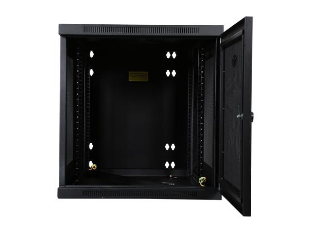 Tripp Lite 12U Wall-Mount Rack Enclosure Cabinet, Hinged Back, Server-Depth (SRW12US33)