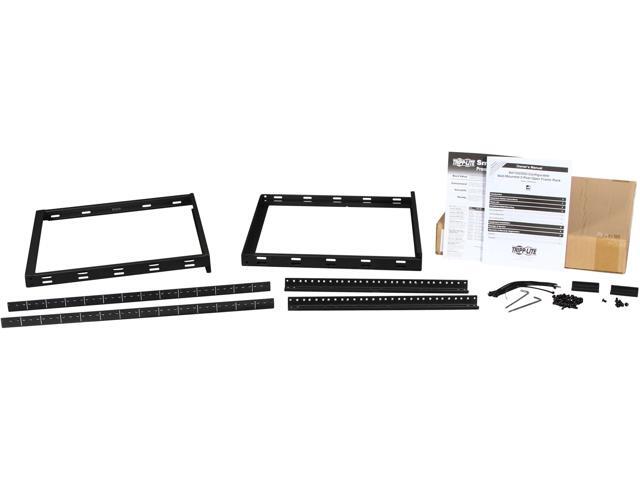 Tripp Lite Wall-Mount 2-Post Open Frame Rack, 8U / 12U / 22U Expandable Low-Profile Switch-Depth (SRWO8U22)