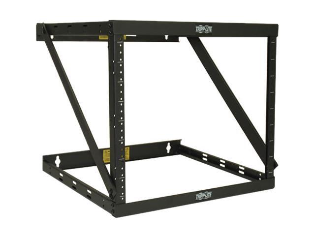 Tripp Lite Wall-Mount 2-Post Open Frame Rack, 8U / 12U / 22U Expandable Low-Profile Switch-Depth (SRWO8U22)