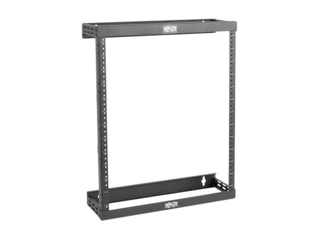 Tripp Lite 2-Post Open Frame Wall Mount Rack, Expandable 8U 12U 22U, Ultra-Low Profile Patch-Depth (SRWO8U22SD)