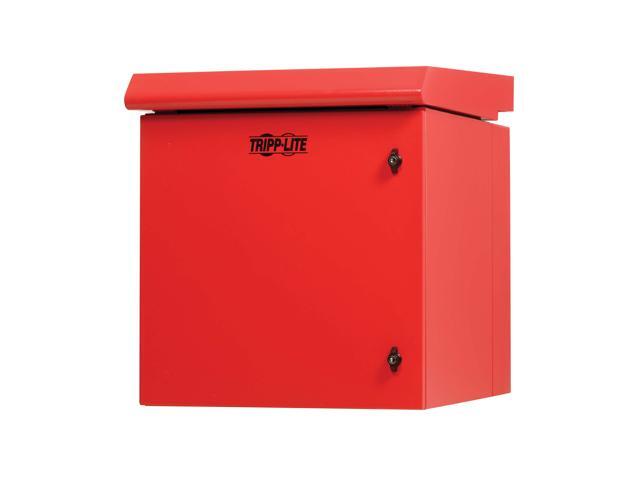 Tripp Lite SmartRack Industrial Wallmount Rack 12U Enclosure - 23IN Depth - NEMA 3R - Red SRN3RR12US