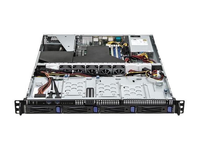 Asrock Rack 1U4LW-X570/2L2T 1U Rackmount Server Barebone AMD AM4 Ryzen PGA1331 X570 4x3.5 HDD 400W PSU Dual 10G