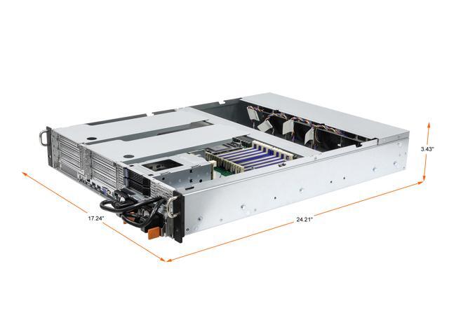 Open Box - ASRock Rack 2U2E-F/ICX2 2U Rackmount Server Barebone