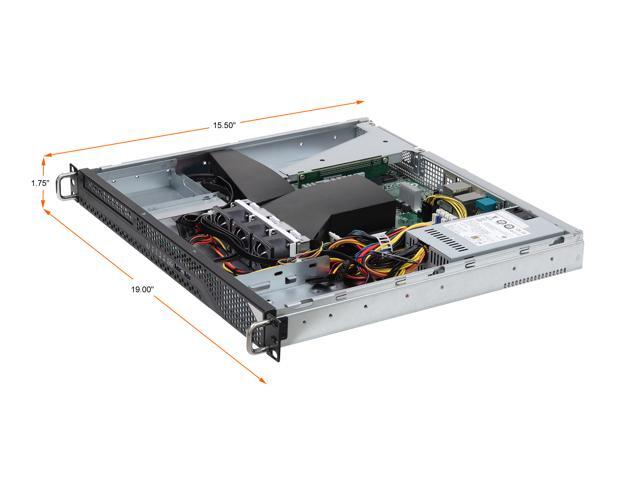 Asrock Rack 1U2LW-X570 1U Rackmount Server Barebone 2 Bays Single Socket AM4 PGA 1331 AMD Ryzen 5000 Series