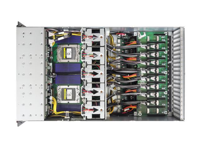 ASRock Rack Server Barebone 4U8G-TURIN2 4U Dual Socket SP5 (LGA 6096), supports AMD EPYC 9005/9004 (with AMD 3D V-Cache Technology) and 97x4 series...