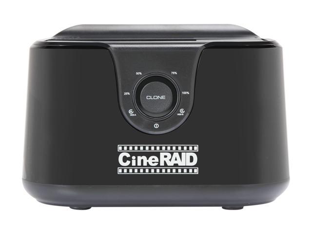 CineRAID CR-H238 USB-C / 3.1 Gen2 10 Gbps Dual-Bay Drive Dock and Standalone Hard Drive Duplicator