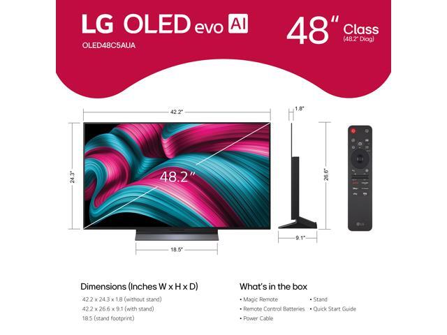 LG - 48" Class C5 Series OLED evo AI 4K UHD Smart webOS TV (2025) - image 8