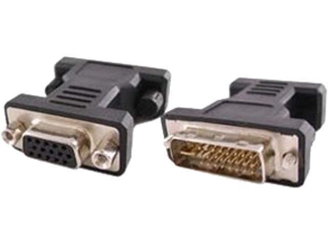 Addon Dvi-I Male To Vga Female Black Adapter