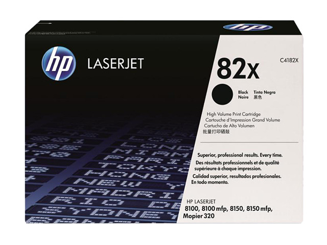 HP 82X High Yield LaserJet Toner Cartridge - Black