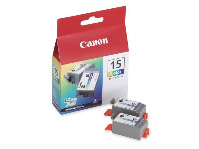 Canon BCI-15 Ink Cartridge - Dual Pack - Color