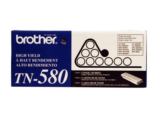 Brother TN580 High Yield Toner Cartridge - Black