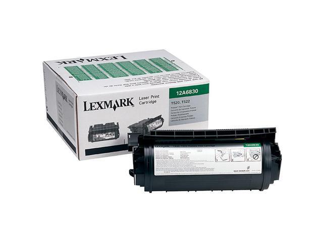 Lexmark 12A6830 Return Program Toner Cartridge - Black