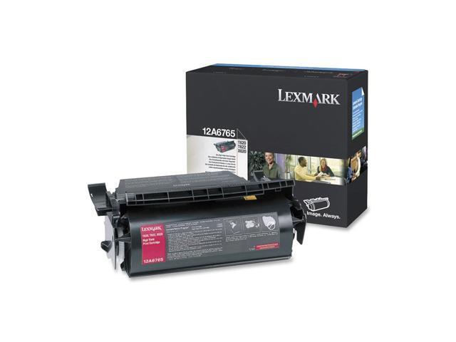 Lexmark 12A6765 High Yield Toner Cartridge - Black