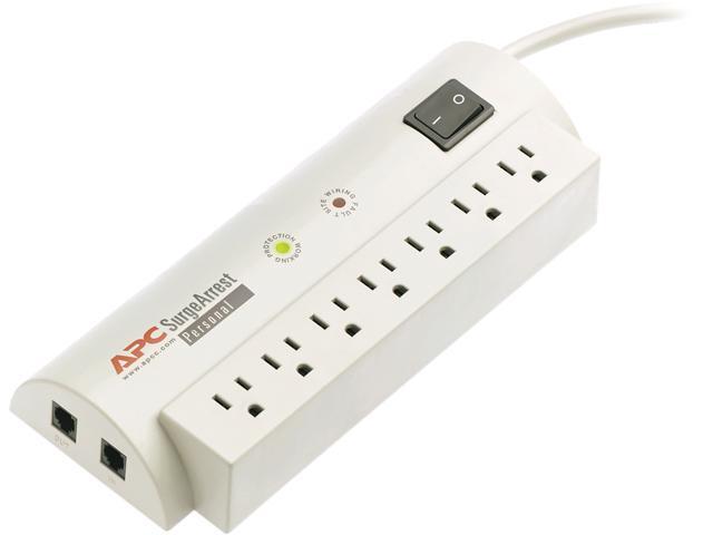 APC PER7T 6 Feet 7 Outlets 840 joules Personal SurgeArrest