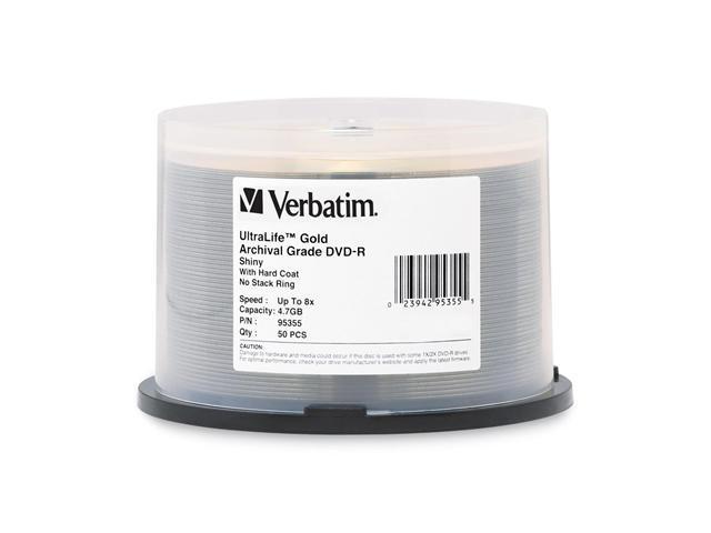 Verbatim 4.7GB 8X DVD-R 50 Packs Disc Model 95355