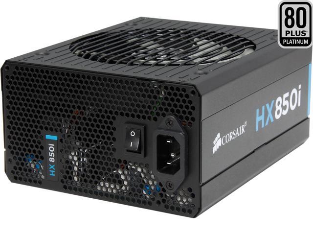 CORSAIR HXi Series HX850i 850W 80 PLUS PLATINUM Haswell Ready Full Modular ATX12V & EPS12V SLI and Crossfire Ready Power Supply with C-Link...