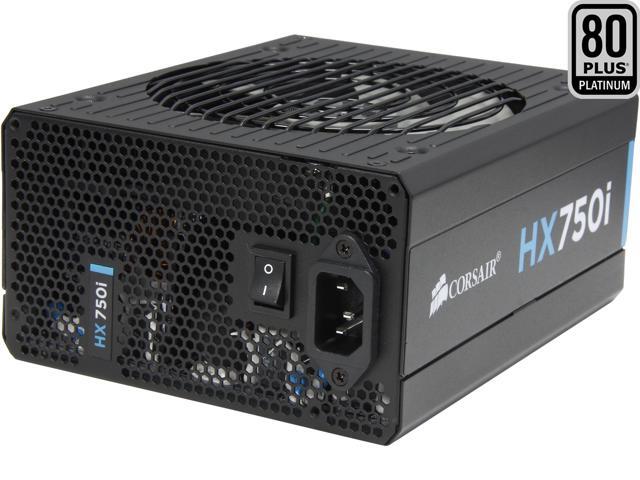CORSAIR HXi Series HX750i 750W 80 PLUS PLATINUM Haswell Ready Full Modular ATX12V & EPS12V SLI and Crossfire Ready Power Supply with C-Link...