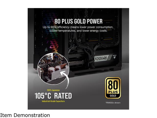 CORSAIR RMx Series RM1000X 1000W 80 PLUS GOLD Haswell Ready Full Modular ATX12V & EPS12V Power Supply SLI and Crossfire Ready, CP-9020094-NA