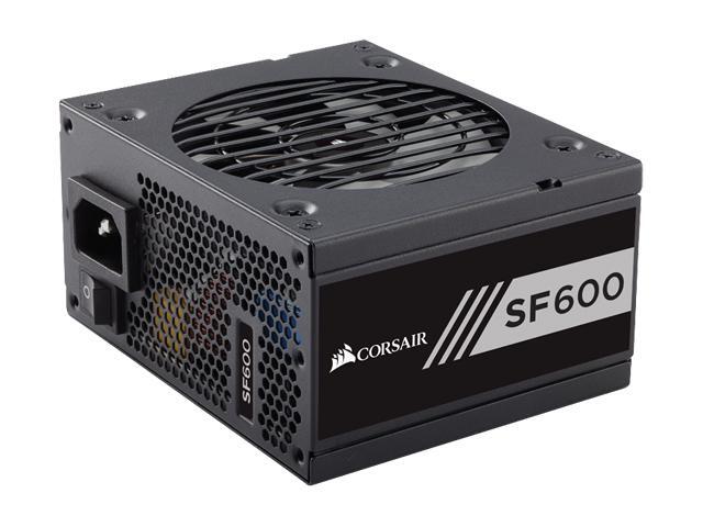 CORSAIR SF Series SF600 600W 80 PLUS GOLD Active PFC Haswell Ready SFX SFX12V Micro ATX Full Modular Power Supply CP-9020105-NA