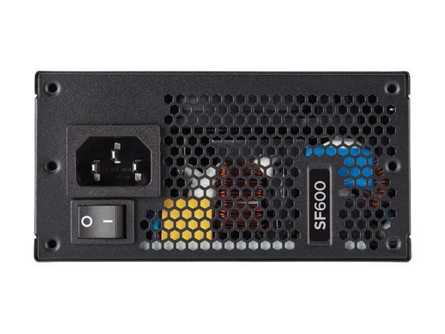 CORSAIR SF Series SF600 600W 80 PLUS GOLD Active PFC Haswell Ready SFX SFX12V Micro ATX Full Modular Power Supply CP-9020105-NA