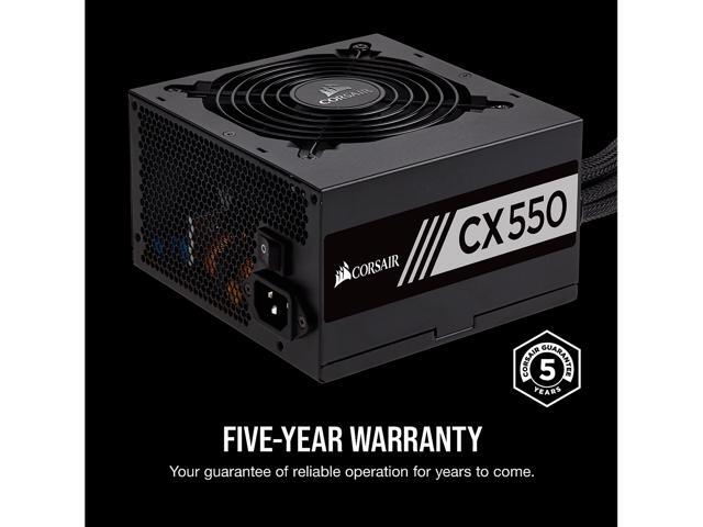 CORSAIR CX series CX550 550W ATX12V 80 PLUS BRONZE Certified Active PFC Power Supply, CP-9020121-NA
