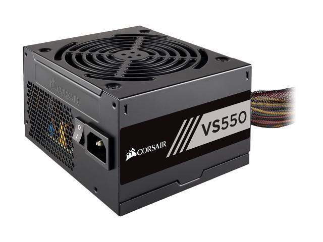 CORSAIR VS Series VS550, 550W, Active PFC, 80 PLUS White Certified Power Supply