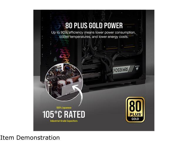 CORSAIR RMx Series RM650x 2018 CP-9020178-NA 650 W Power Supply
