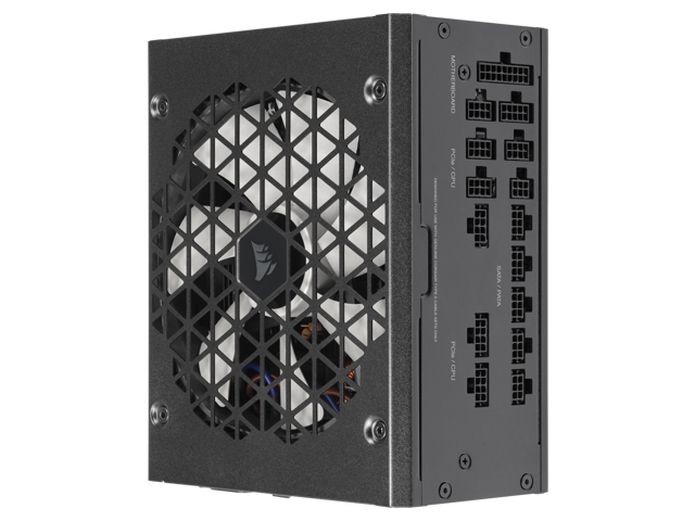 CORSAIR RMx SHIFT Series RM1000x Fully Modular ATX Power Supply - Modular Side Interface - native 12V-2x6 cable; ATX 3.1 & PCIe 5.1 Compliant -...
