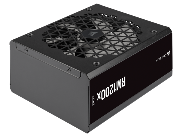 CORSAIR - RMx Shift Series RM1200x 80 Plus Gold Fully Modular ATX Power Supply with Modular Side Interface - Black - image 9