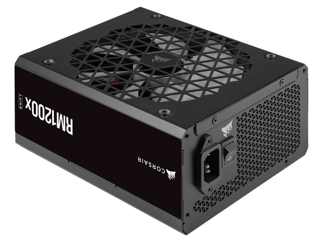 CORSAIR - RMx Shift Series RM1200x 80 Plus Gold Fully Modular ATX Power Supply with Modular Side Interface - Black - image 8