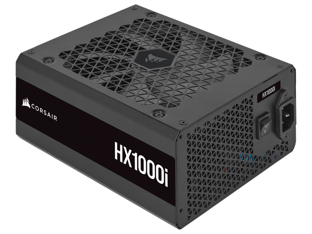 CORSAIR - HXi Series 1000W 80 Plus Platinum Fully-Modular Ultra-Low Noise ATX Power Supply - Black - image 4