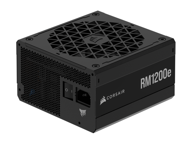CORSAIR - RMe Series RM1200e 80 PLUS Gold Fully Modular Low-Noise ATX 3.1 and PCIE 5.0 Power Supply - Black - image 3