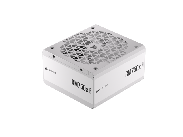 CORSAIR RMx Shift White Series, RM750x Shift White, 750 Watt, 80 PLUS GOLD Certified, Fully Modular Power Supply