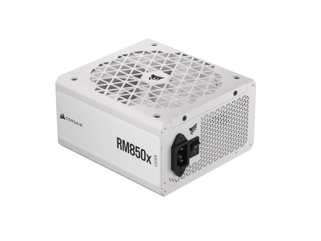 CORSAIR RMx Shift White Series, RM850x Shift White, 850 Watt, 80 PLUS GOLD, Fully Modular Power Suppl