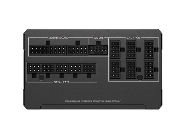 CORSAIR - RMX Series RM1000x Cybenetics Gold Fully Modular ATX Power Supply - Black - image 11