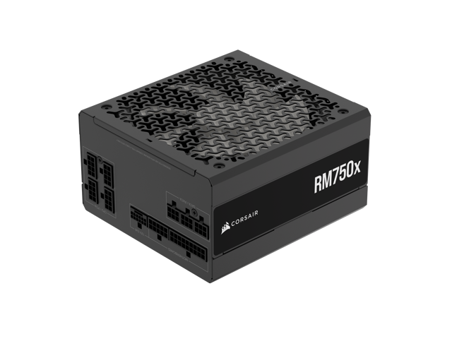 CORSAIR RMx Series RM750x ATX Power Supply - Fully Modular - ATX 3.1 - PCIe 5.1 - Cybenetics Gold - Low-Noise - Japanese Capacitors - 750 Watts