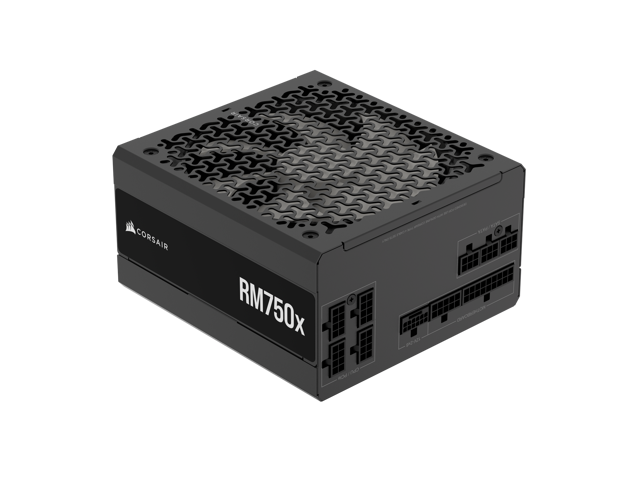 CORSAIR RMx Series RM750x ATX Power Supply - Fully Modular - ATX 3.1 - PCIe 5.1 - Cybenetics Gold - Low-Noise - Japanese Capacitors - 750 Watts