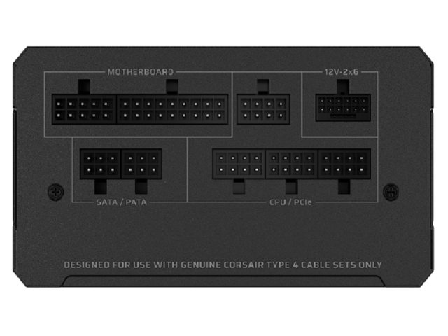CORSAIR - RMe Series RM1000e 80 PLUS Gold Fully Modular Low-Noise ATX 3.1 and PCIE 5.1 Power Supply - Black - image 8