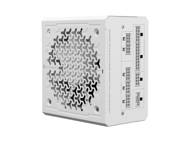 CORSAIR - RMe Series RM1000e 80 PLUS Gold Fully Modular Low-Noise ATX 3.1 and PCIE 5.1 Power Supply - White - image 3